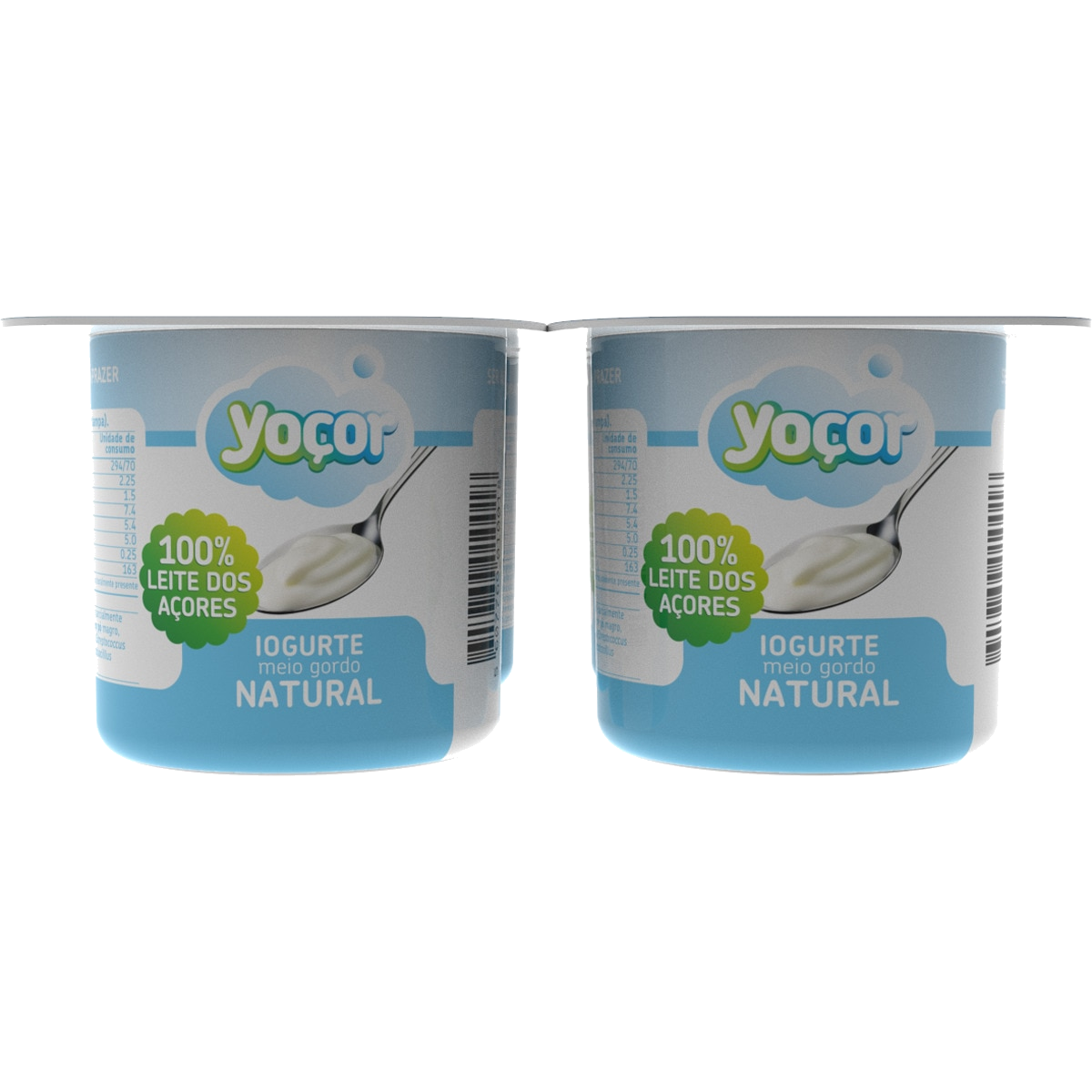 Iogurte Natural Yoçor 4x125 gr