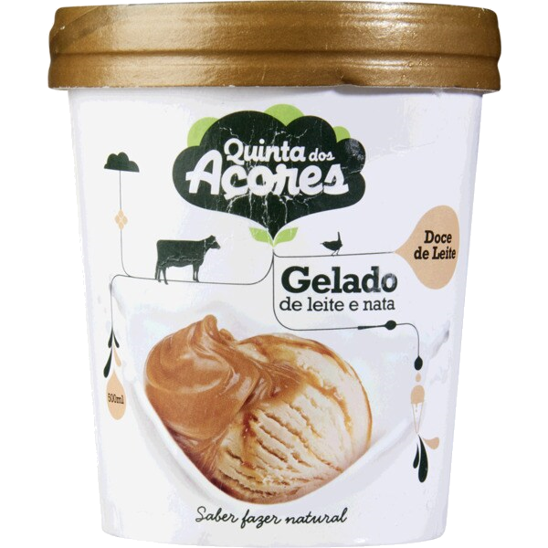 Gelado Quinta dos Açores Doce de Leite 500 ml