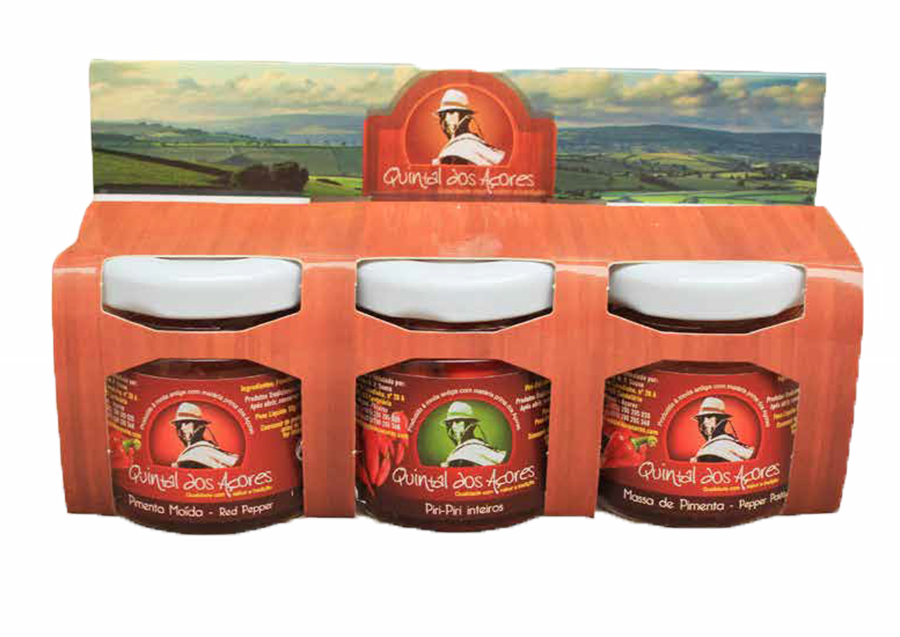 Conjunto de Pimentas 3 x 50 gr