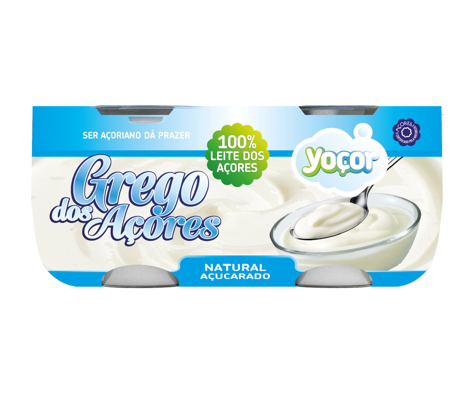 Iogurte Grego dos Açores Natural Açucarado 4x115 gr