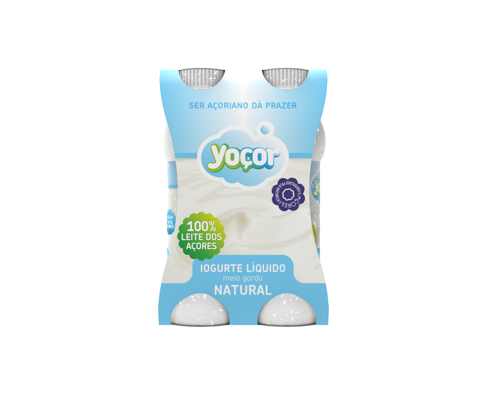 Iogurte Líquido c/ Aroma de Natural 4x170ml