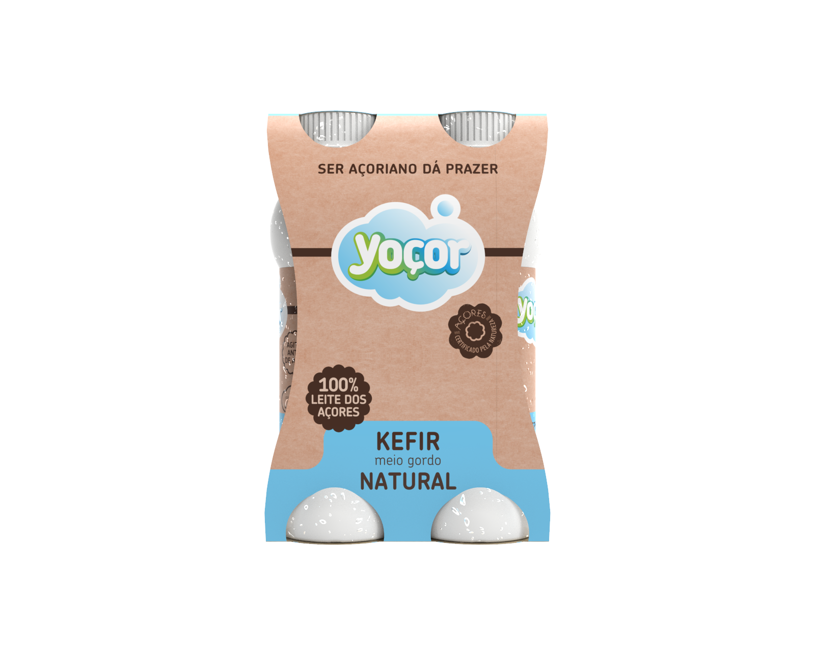 Kefir Líquido Natural Yoçor 4x170 ml