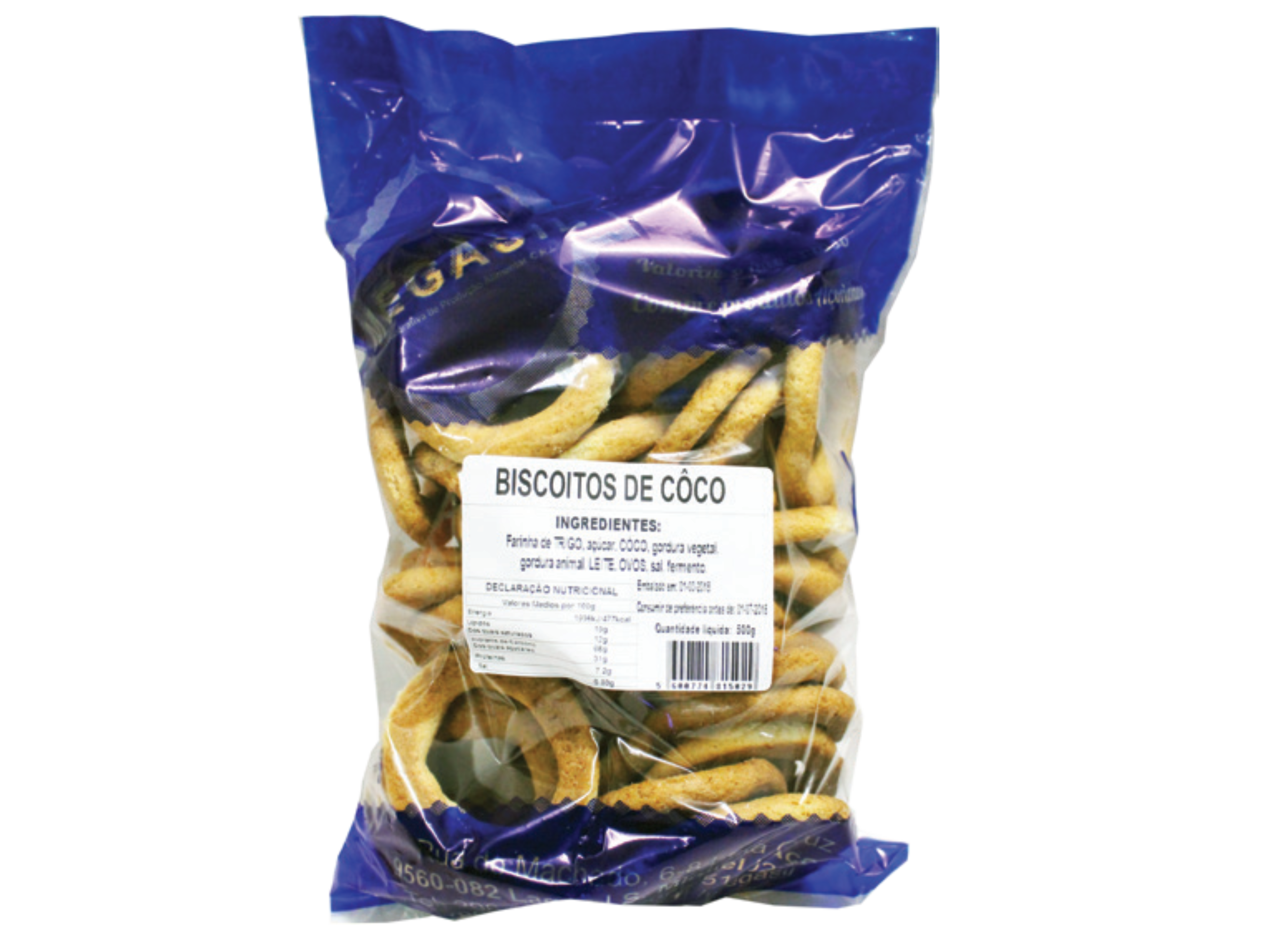 Biscoitos de Côco Megasil 500 gr