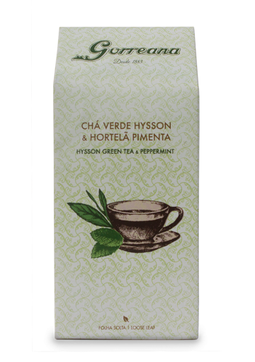 Chá Verde Hysson & Hortelã Pimenta 80 gr