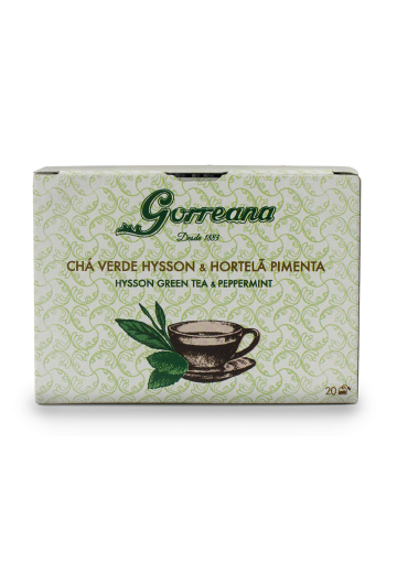 Chá Verde Hysson & Hortelã Pimenta 20 x 2 gr