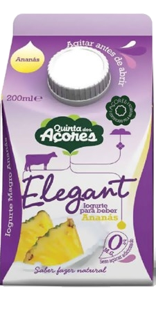 Iogurte Líquido Elegant Ananás 200ml