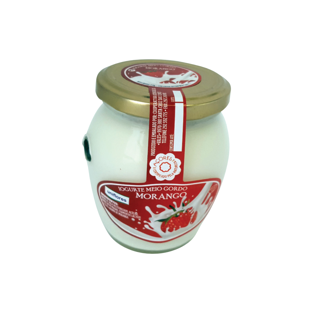 Iogurte Meio Gordo Morango 200 gr