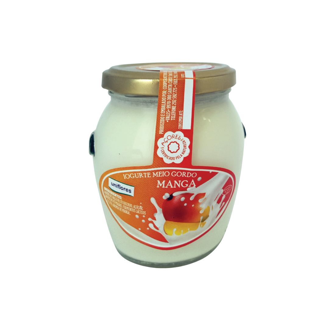 Iogurte Meio Gordo Manga 200 gr