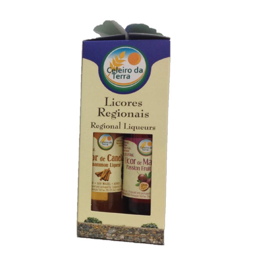 Caixa de 4 Licores Miniatura