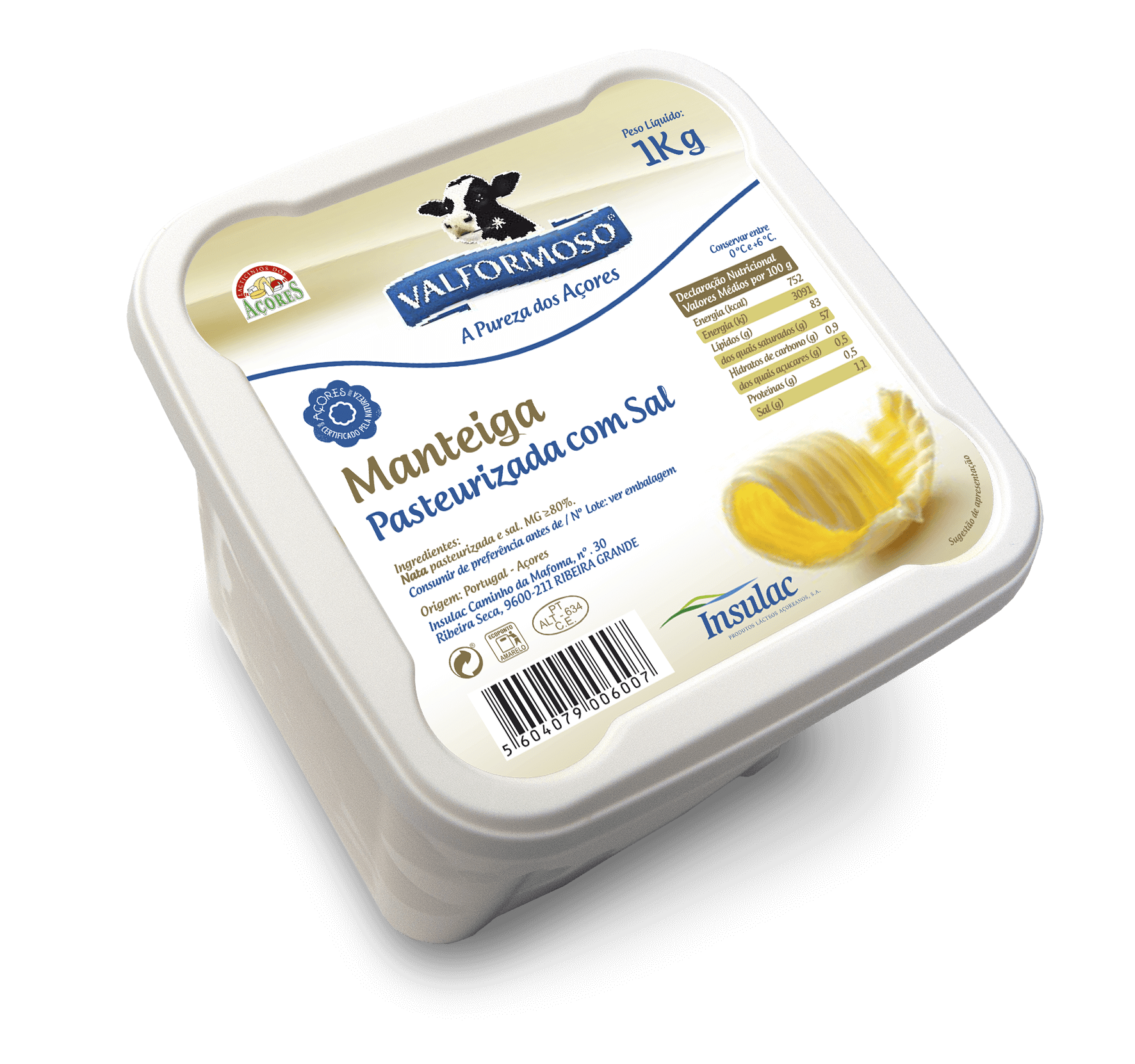 Manteiga Valformoso 1 Kg