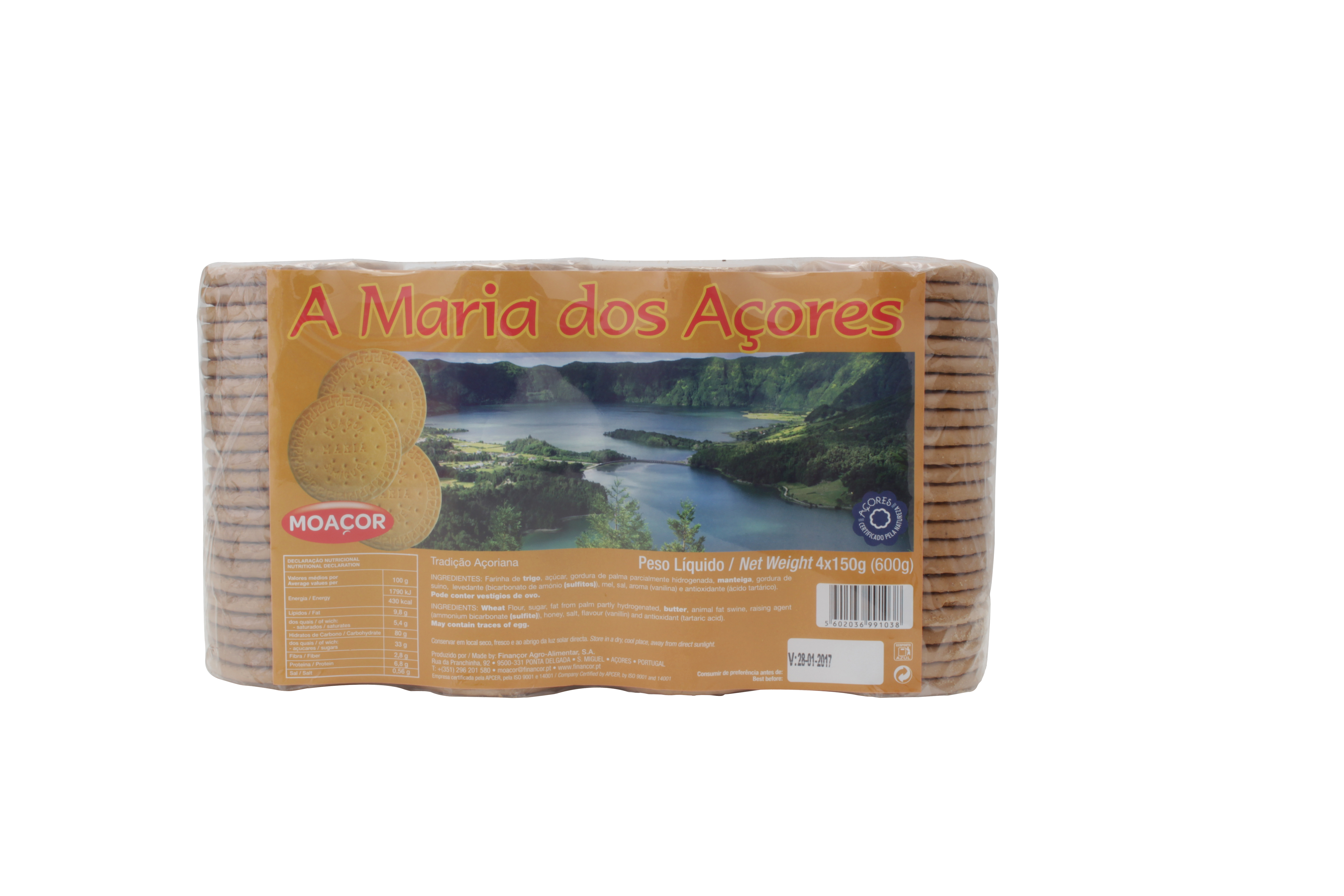 Bolacha Maria 4 x 150 gr