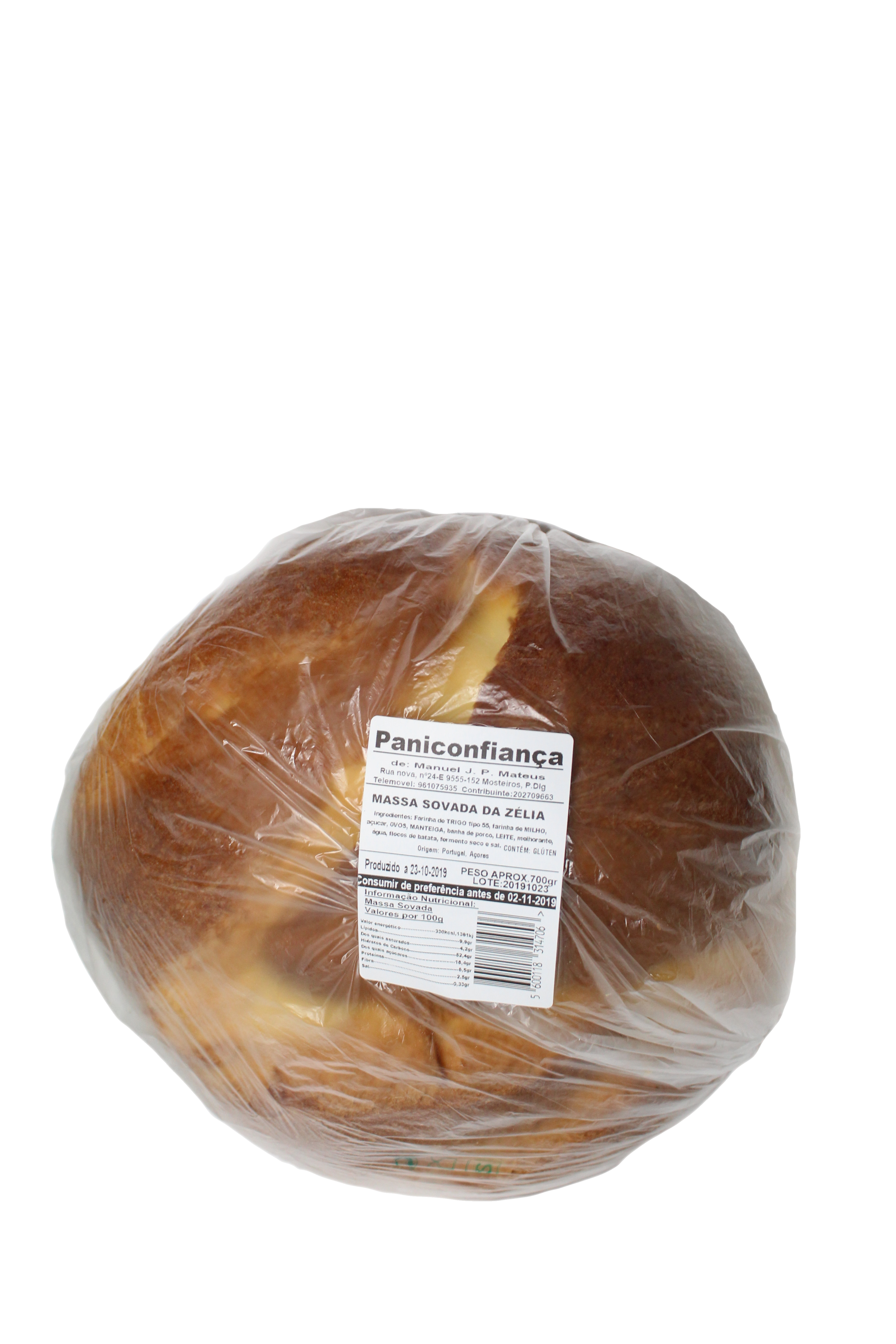 Massa Sovada da Zélia 500 gr