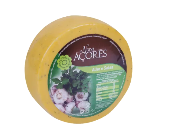 Queijo Nova Açores Alho e Salsa Inteiro 1 Kg