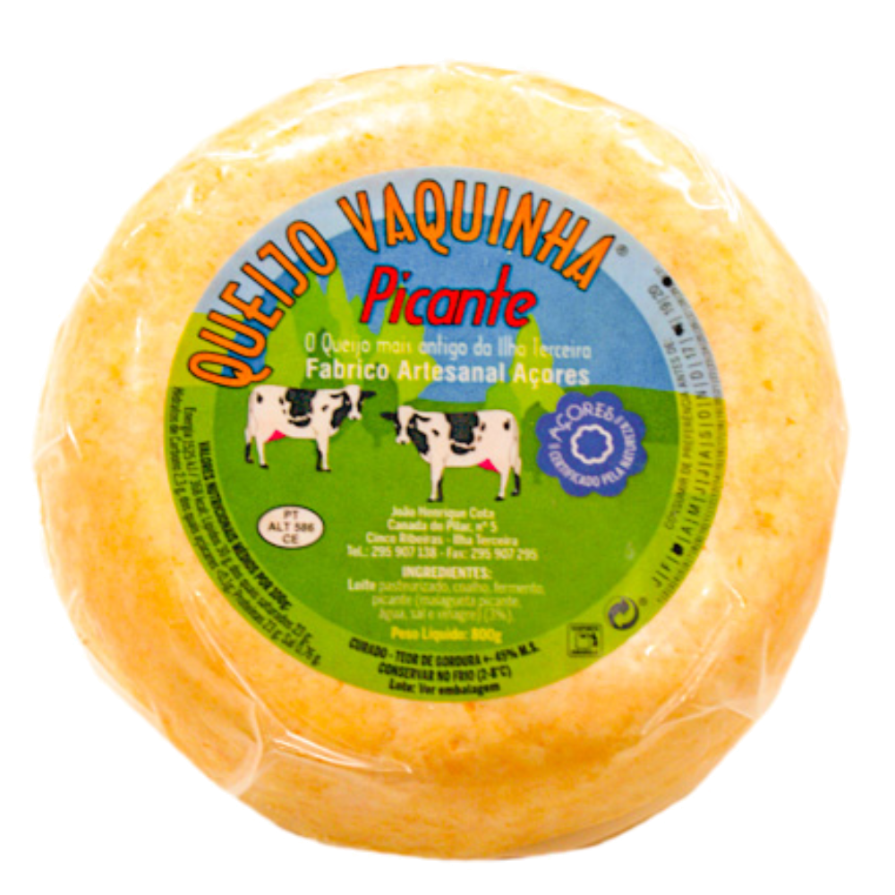 Queijo Vaquinha Artesanal Picante 800 gr